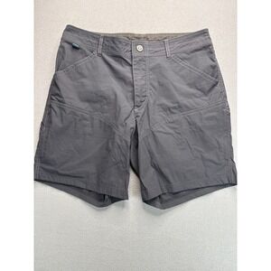 KUHL Renegade Shorts Mens 35 Gray Cargo Hiking Performance 5121 Outdoor Tech